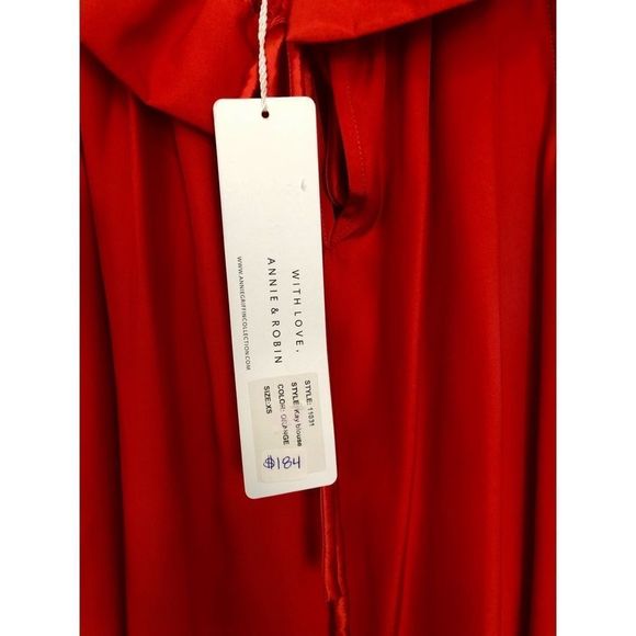 Orange Ruffled Annie Griffin Kay Top - Picture 5 of 7